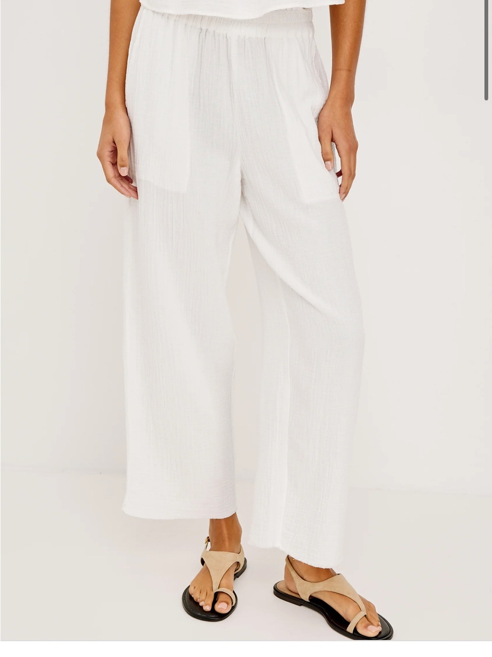 Rails Leon Crop Gauze Pants NWT